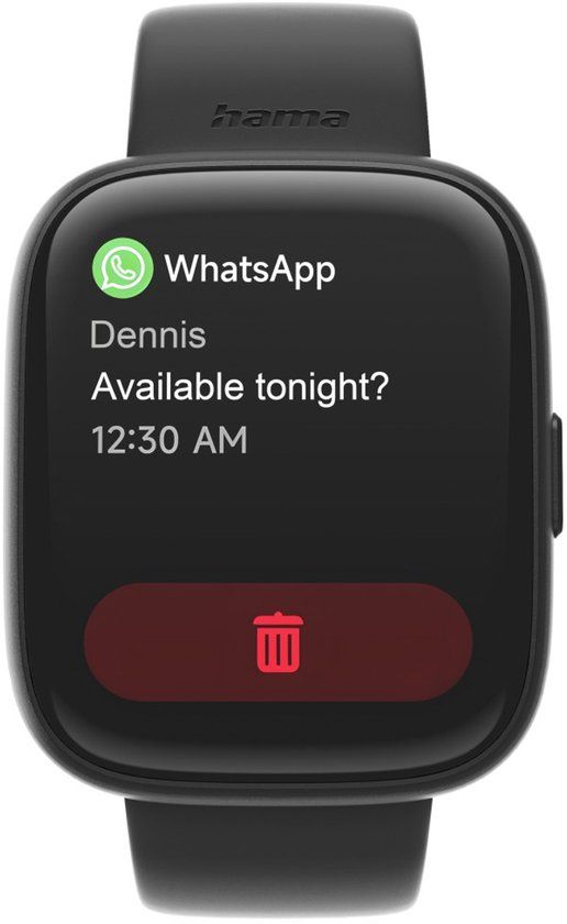 Hama 4000 Smartwatch Zwart