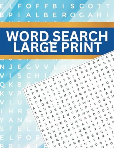 Independently published Word Search Puzzle Book - Large Print - 100 Puzzles
