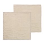 Ferm Living Serviettes en lin Ferm Living Lot de 2 Natural