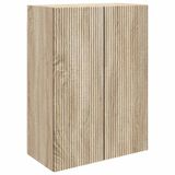 vidaXL Wandkast 66 x 34,5 x 90 cm Bewerkt hout Sonoma Eiken