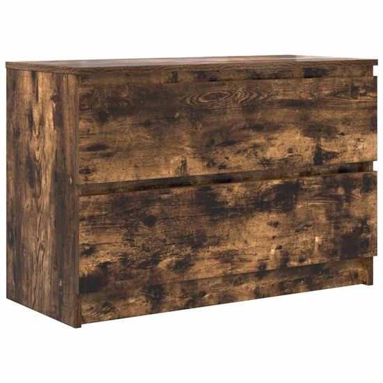vidaXL Tv-meubel 80x35x54 cm spaanplaat gerookt eikenkleurig