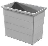 Hailo seau intérieur 28 litres 1125729 gris clair 415 x 242 x 350 mm 2 poignées