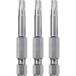 kwb 3 x bits 50 mm TORX 15 industrieel staal