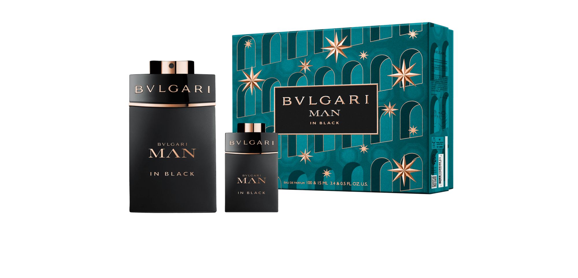 Bvlgari Man in Black Giftset - Eau de Parfum - Men - 115 ml