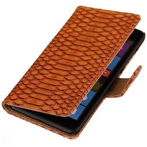 Best Cases BC Slang Bruin Microsoft Lumia 535 Stand Bookcase Wallet Cover