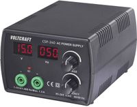 VOLTCRAFT CSP-240 Labvoeding, regelbaar wisselspanning 1 - 15 V/AC 1.5 A (max.) 22.5 W frequentieregeling