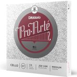 D'Addario J59 1/4M Pro-Arté Jeu de cordes pour violoncelle, diapason 1/4, tension Medium