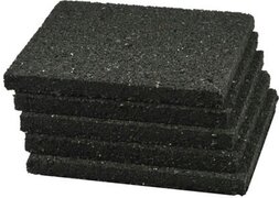 Stockz Rubber tegeldrager 100x100x10mm - per 135 stuks