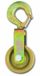 Chapuis 425/80Z Haak Pulley Verstevigd Staal 250 kg Roller Diameter 80 mm voor 15/17 mm Touw
