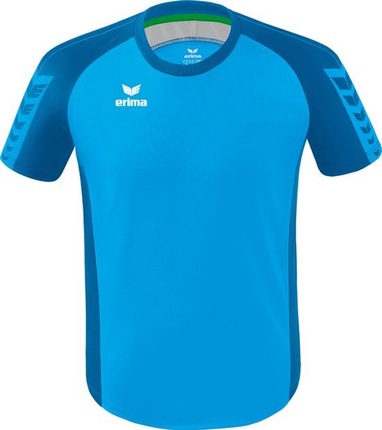 Erima Six Wings Shirt Korte Mouw Heren - Lichtblauw - Maat M