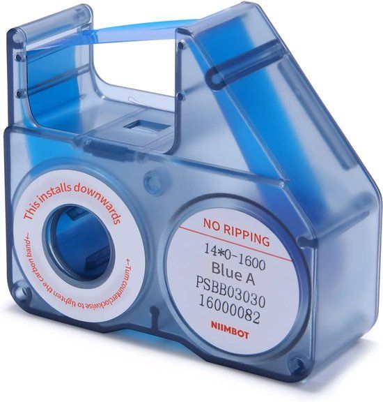 Niimbot Ribbon B18 - Blauw - Tape label - 12 mm - Thermisch transfer