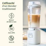 Cuisinart Blender PBL100E Blast&Go, 120 W, 500 ml, 50 dB, Blanc, Rechargeable