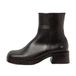 Art 1284 Warsaw Bottines en cuir noir pour femme (37)