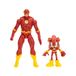 DC x Sonic the Hedgehog & The Flash actiefiguren multipack, officieel gelicentieerd door Jakks Pacific, inclusief klassieke actiefiguren van 2,5" en 5", Sonic x DC Collectibles