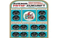 Prym - Drukknopen om op te naaien, messing, zwart, 17 mm