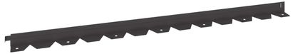 Bordure de gazon 50 pc 102 x 4 x 4 cm Acier Noir