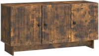 vidaXL TV-kast 99 x 34,5 x 50 cm Gerookt eiken Bewerkt hout