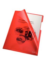 Esselte Office Products GmbH Bene Pochettes transparentes DIN A4 PVC 0,15 mm Rouge (transparent) 205000RT 100 pièce(s)