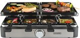 Bourgini Gourmet Raclette Grill Plus - 8 personen - Zwart
