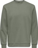 ONLY&SONS - ONSCONNOR LIFE REG CREW NECK SWEAT NOOS - Heren - Sweaters - XXL - Castor Gray