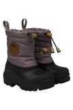 Mikk-line Bottes en caoutchouc thermique pour enfants - Bottes d'hiver pour garçons et filles - Bottes en caoutchouc chaudes doublées pour enfants - Antidérapantes, Sparrow, 28 EU