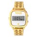 TOUS Digitaal horloge met armband van staal, IP verguld, D-logo, Meerkleurig, Armband