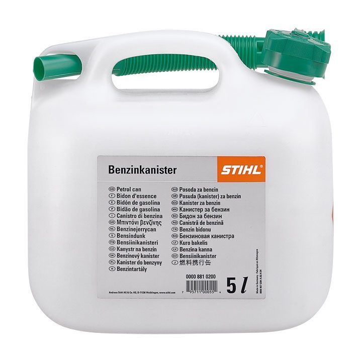Stihl Accessoires Stihl Benzinejerrycan | Kunststof | 5 L | Transparant - 00008810202