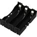 TRU COMPONENTS TC-13220712 Porte-piles Nombre de cellules : 3 18650 Pôles de contact (L x l x H) 78 x 60 x 21 mm