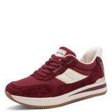 Tamaris Tamaris 8-83703-47 Sneakers voor dames, brede pasvorm, lage hallux friendly, Cranberry Comb