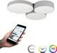 EGLO connect.z Barbano-Z Plafondlamp - 60,5 cm - Grijs|Wit - Instelbaar RGB & wit licht - Dimbaar - Zigbee