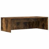 vidaXL Wandbureau Gerookt eiken 100 x 45 x 30 cm