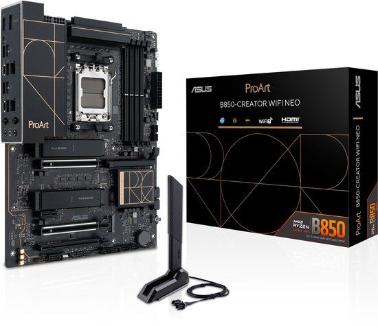 ASUS PROART B850-CREATOR WIFI NEO AMD B850 Socket AM5 ATX