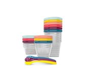 BabyMoov A004310 Babyvoedingsbakjes - 12 stuks - BPA-vrij - Magnetron-, vriezer- en vaatwasserbestendig