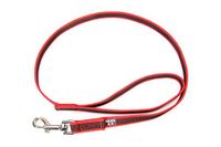 JULIUS K-9 Color & Gray antislip hondenriem met handgreep, 20 mm x 1,2 m, rood/grijs, 216GM-R-1,2