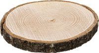 Secret de Gourmet - Ronde houten onderzetters - 12 stuks - 10 cm diameter