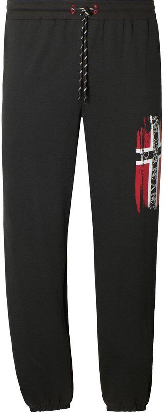 Jan Vanderstorm heren Joggingbroek - 76/78 - zwart - Plus Size
