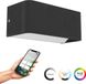EGLO connect.z Sania-Z Smart Wandlamp - Zwart/Wit
