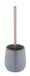 Sirmione WC-garnituur Mod. Sirmione vrijstaand keramiek roestvrij staal toiletborstel badkamer set deco gris cuivre cilinder 10,5 x 40 cm noir