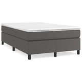 vidaXL Bedframe Grijs Kunstleer 140x200 cm Boxspring Frame
