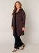 BASE LEVEL CURVY Ayla Long Vest - Brown
