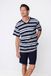 Pastunette - Shortama - Stripes - Katoen - Blauw - Maat S