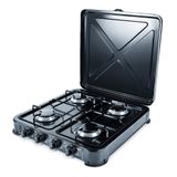 Promis KG400B Gaskookplaat Zwart 4 zone(s) Aanrecht