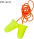 E.A.R. 3M E.A.R. Soft FX Oordopjes met koord, 200 paar, Groen