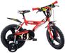 Dino Pro Vélo enfant 14 Pouces Vélo garçon Rouge