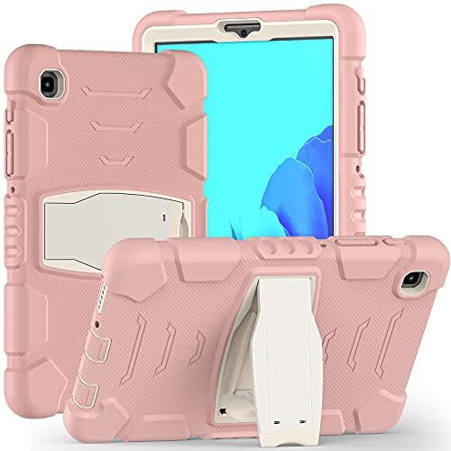 Edikesy Amazon Brand - hoes voor Samsung Galaxy Tab A7 Lite 8,7 inch, robuust, heavy duty, stootvaste beschermhoes met klapstandaard schouderriem