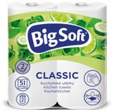 Big Soft Keukenpapier 2-laags 50 vellen per rol - 2 rollen