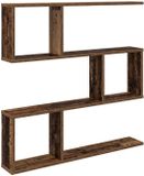 vidaXL Wandplank Oud hout 80 x 12 x 79,5 cm Bewerkt hout