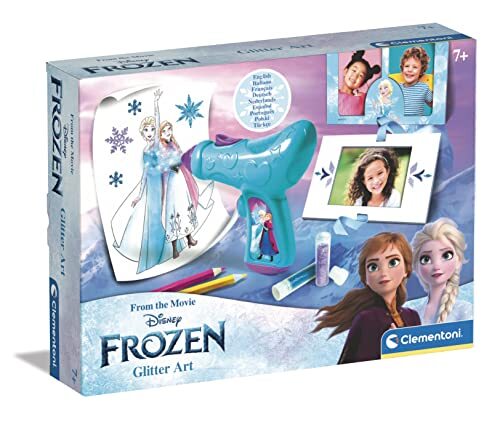 Clementoni Disney Frozen 2 Art-set met spaarpen, creatief spel voor meisjes van 7 jaar, meerkleurig, 18718