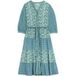 White Stuff Mabel Mixed Printed Dre Teal Printed Taille: 20 REGULAR | Robes Chemises Outlet | Femme | Cyan