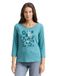 TOM TAILOR 1050751 T-shirt pour femmes, Tropical Teal, M